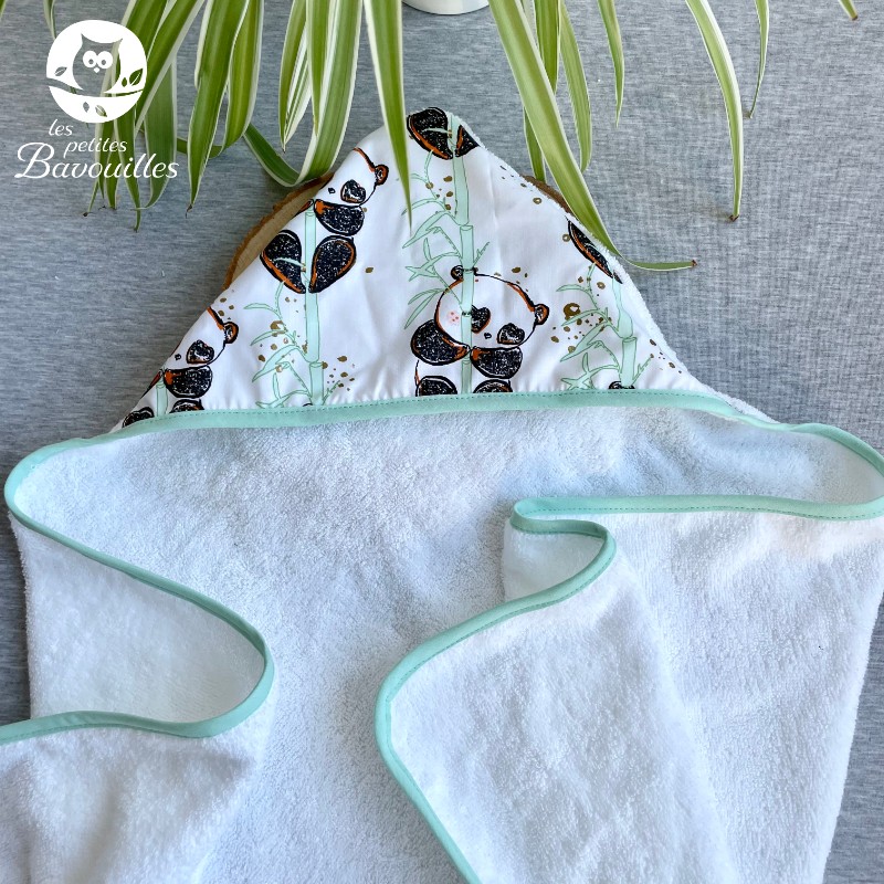 Cape de bain panda