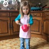 Tablier de cuisine bébé - 4ans personnalisé et fait main indien de la foret