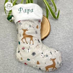 Chaussette de Noël personnalisée Papa