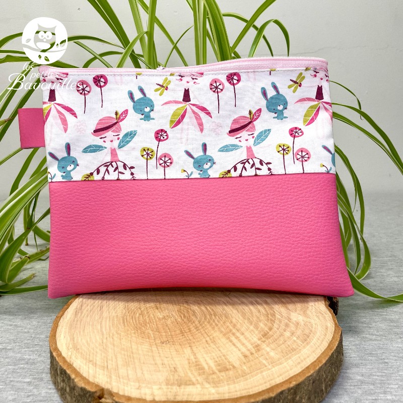 Trousse Mam'Zelle fée rose