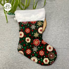 Chaussette de Noël verte