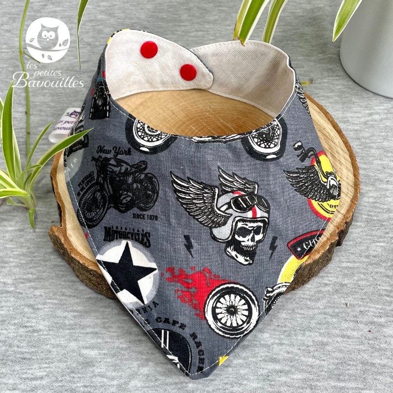 Bavoir bandana imperméable moto